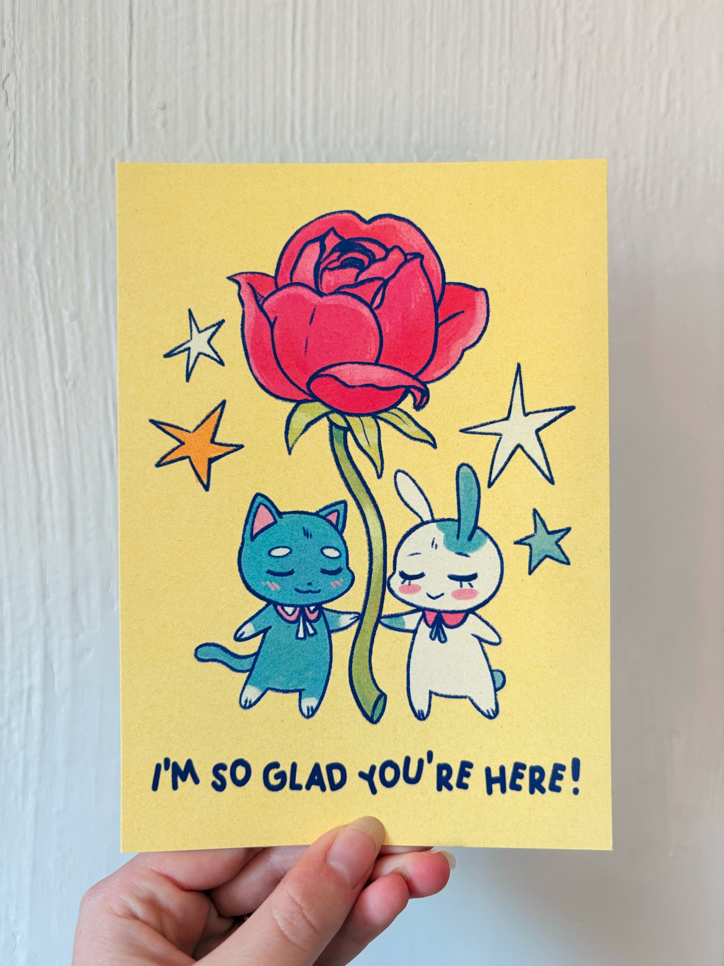 Glad You’re Here Print