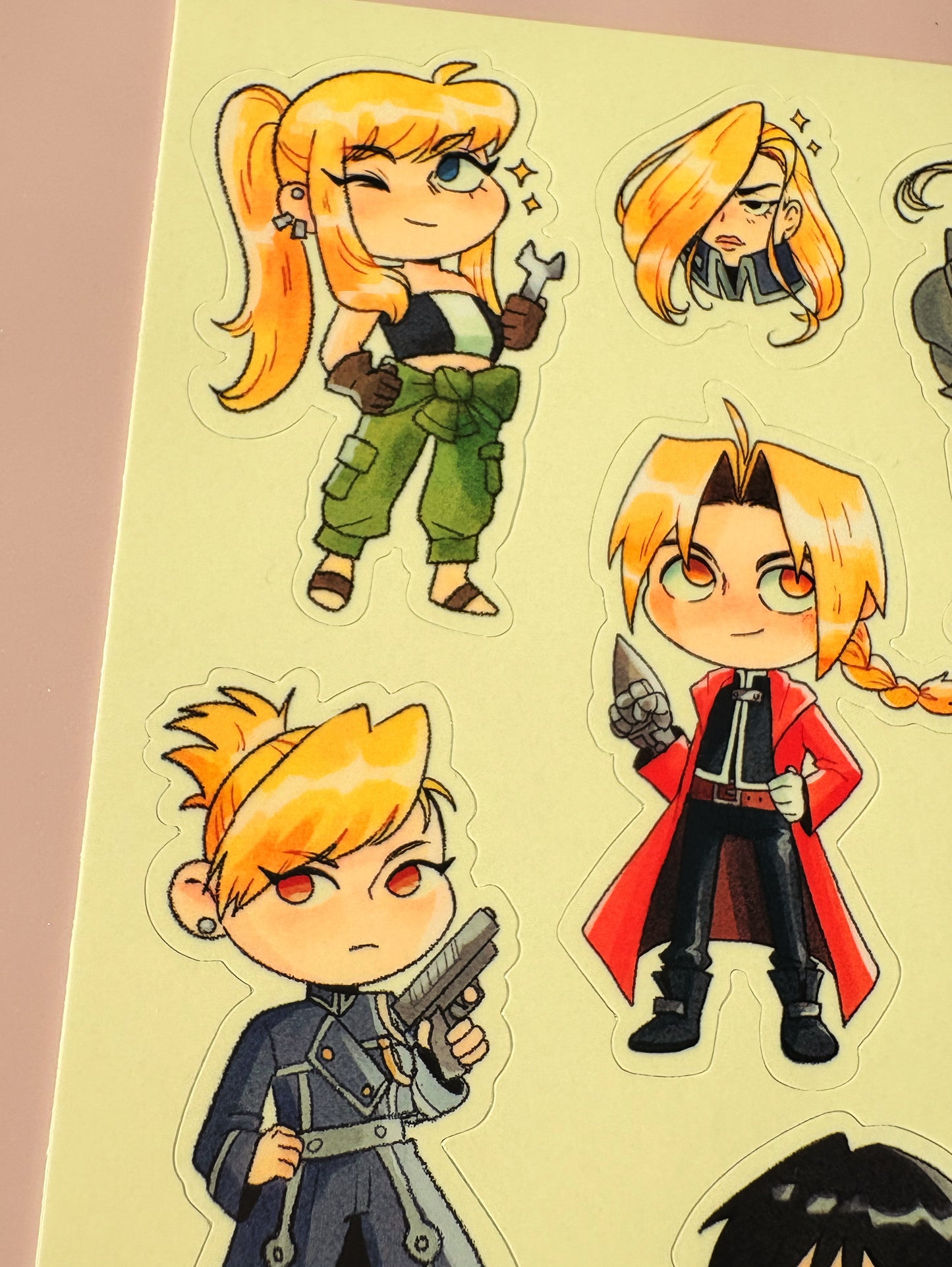 Fullmetal Alchemist Sticker Sheet