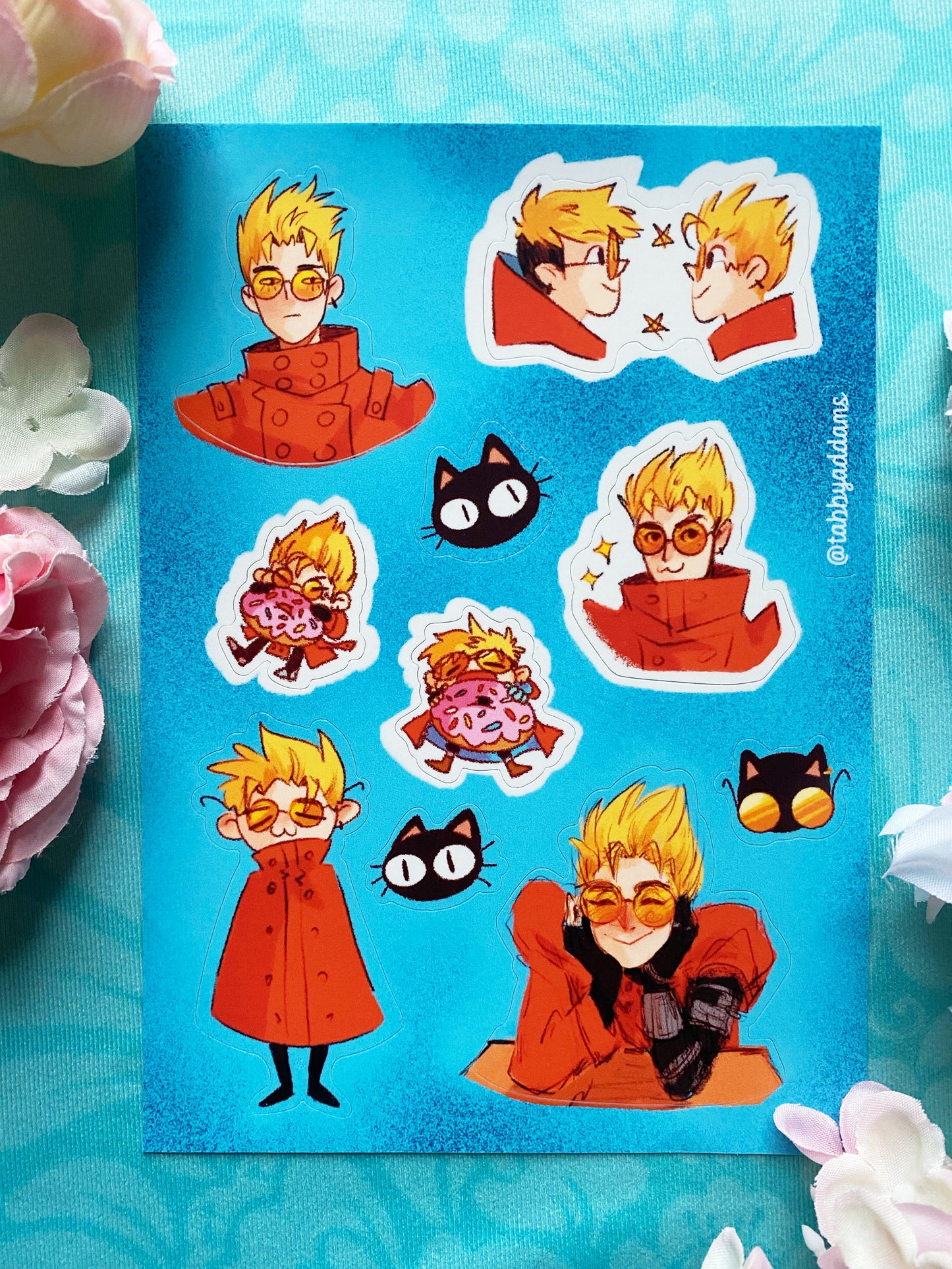 Vash the Stampede Sticker Sheet