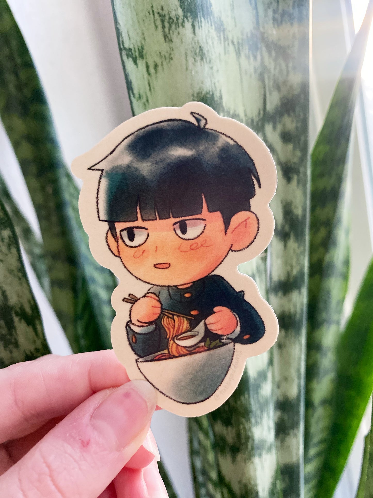 Mob Psycho Ramen Stickers