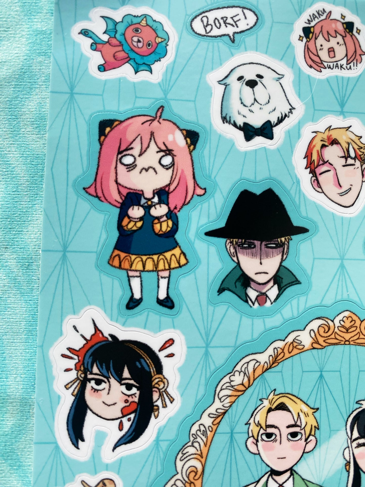 Spy Family Sticker Sheet