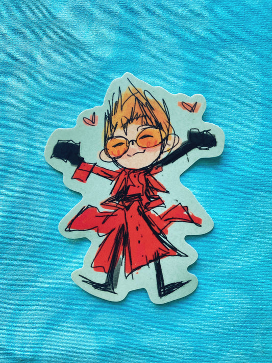 Happy Vash Sticker