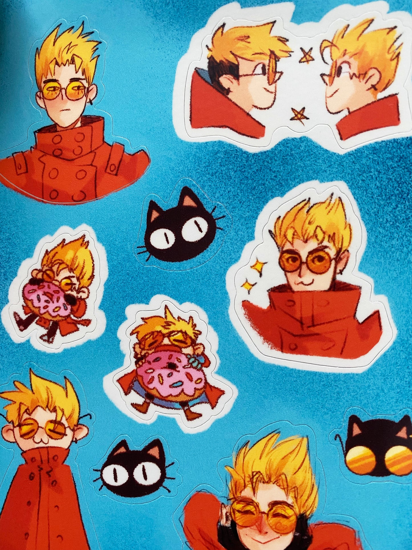 Vash the Stampede Sticker Sheet