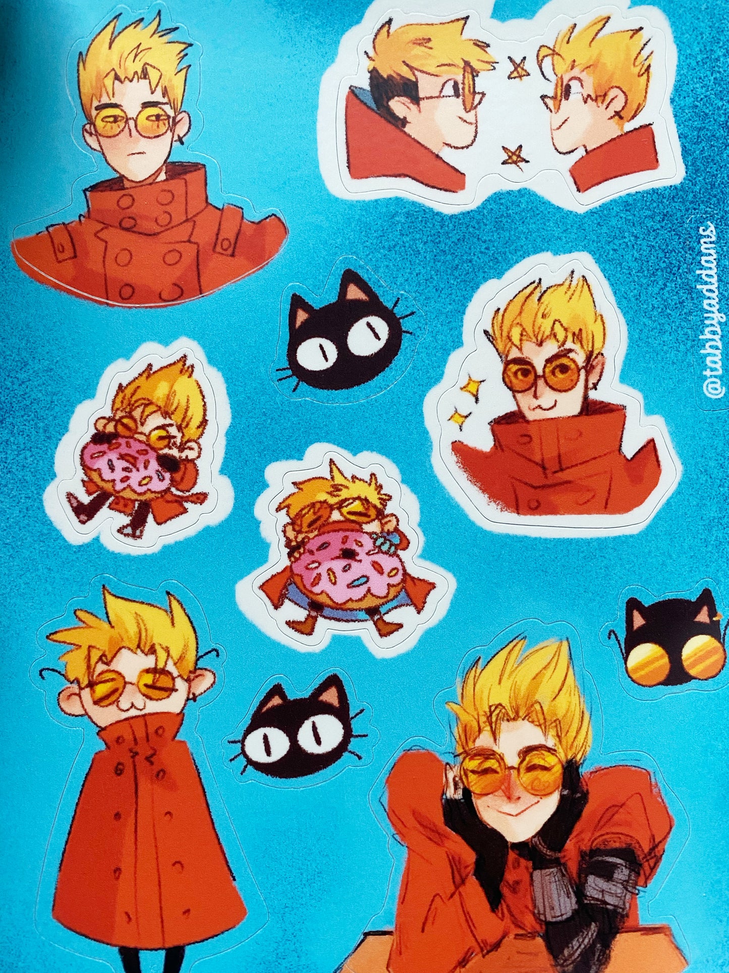 Vash the Stampede Sticker Sheet