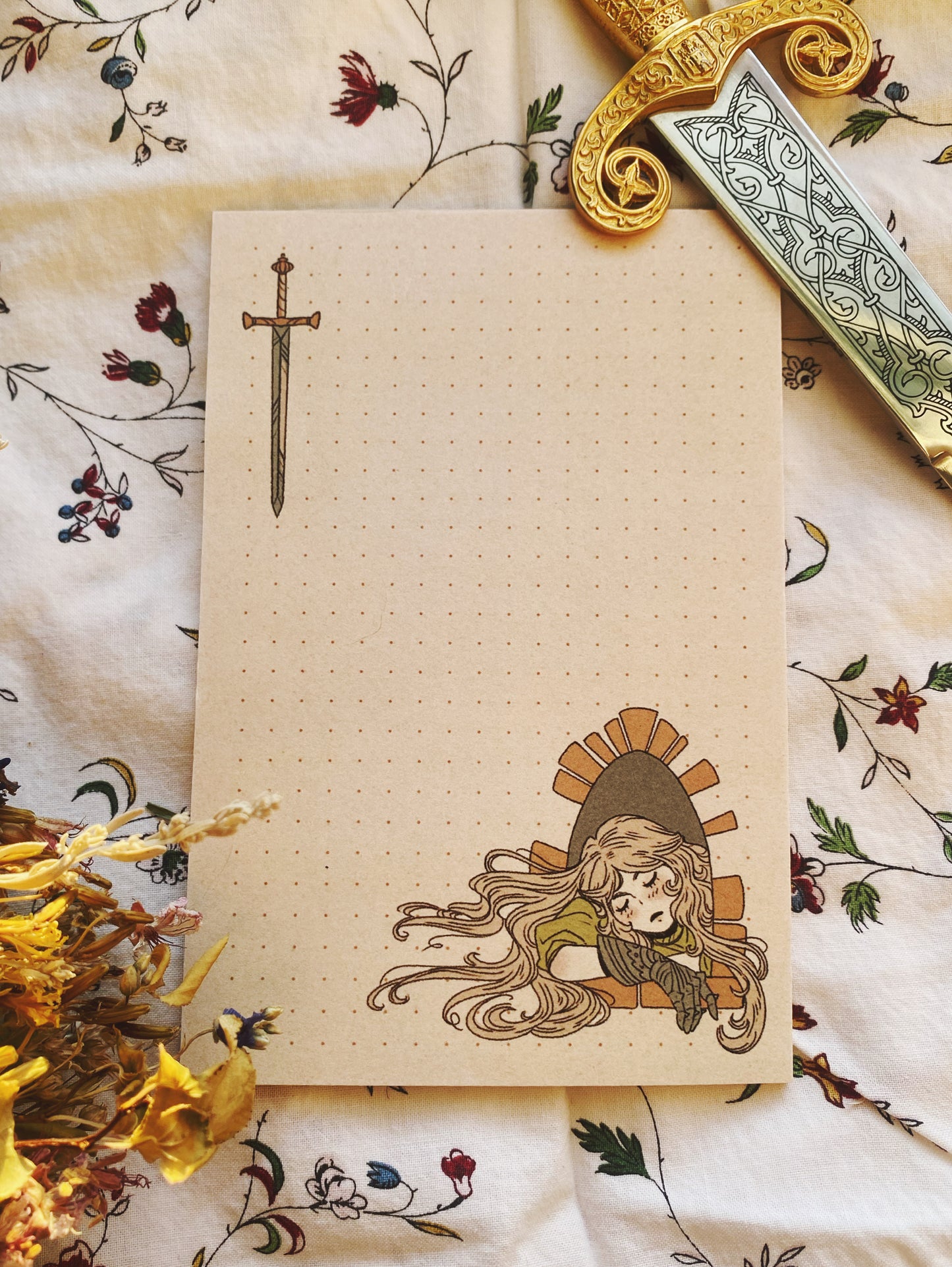 Gauntlet Girl Magnetic Dot Grid Notepad