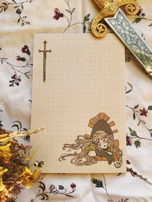 Gauntlet Girl Magnetic Dot Grid Notepad