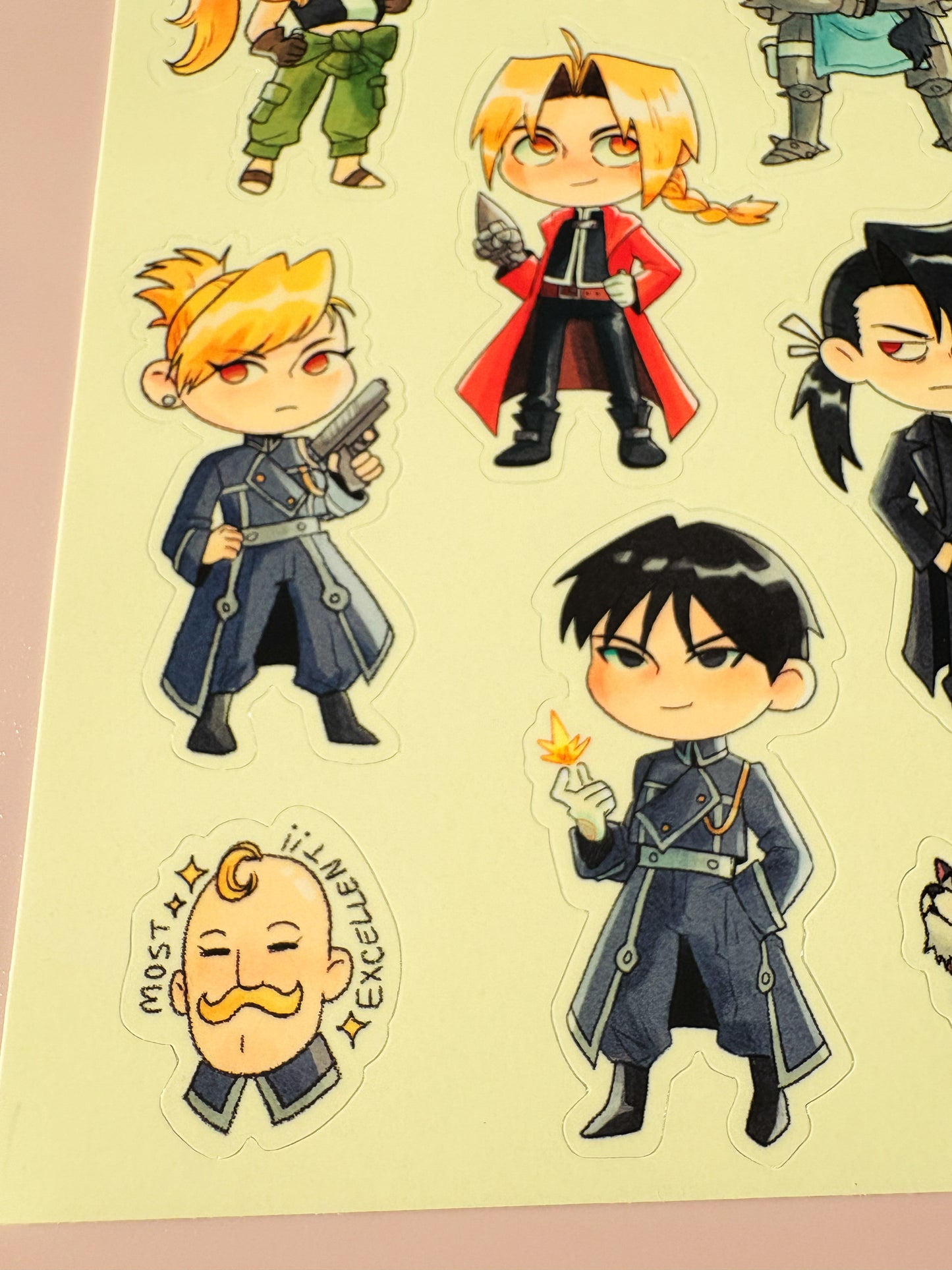 Fullmetal Alchemist Sticker Sheet