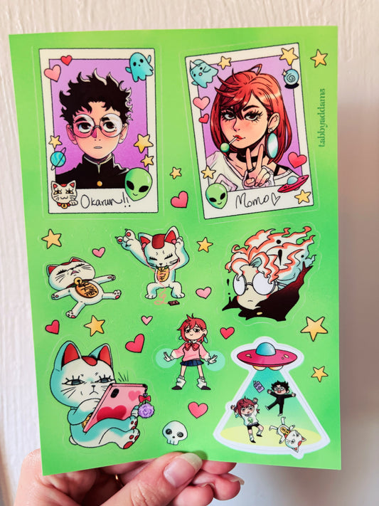 DanDaDan Sticker Sheet