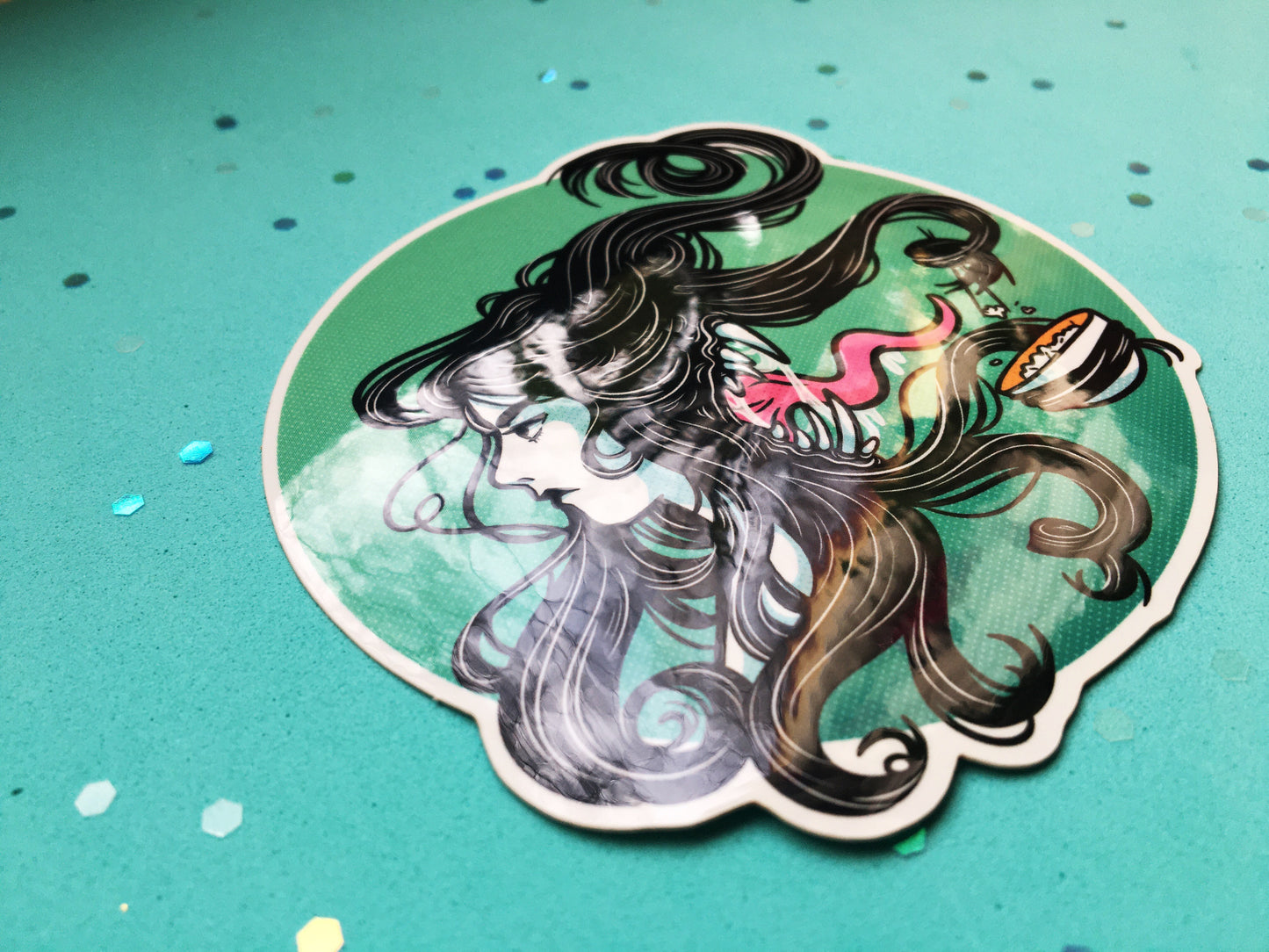 Yokai Woman Sticker