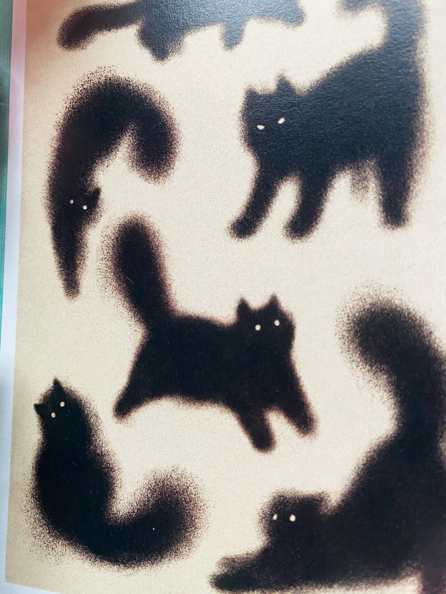 Fuzzy Voids Cat Print