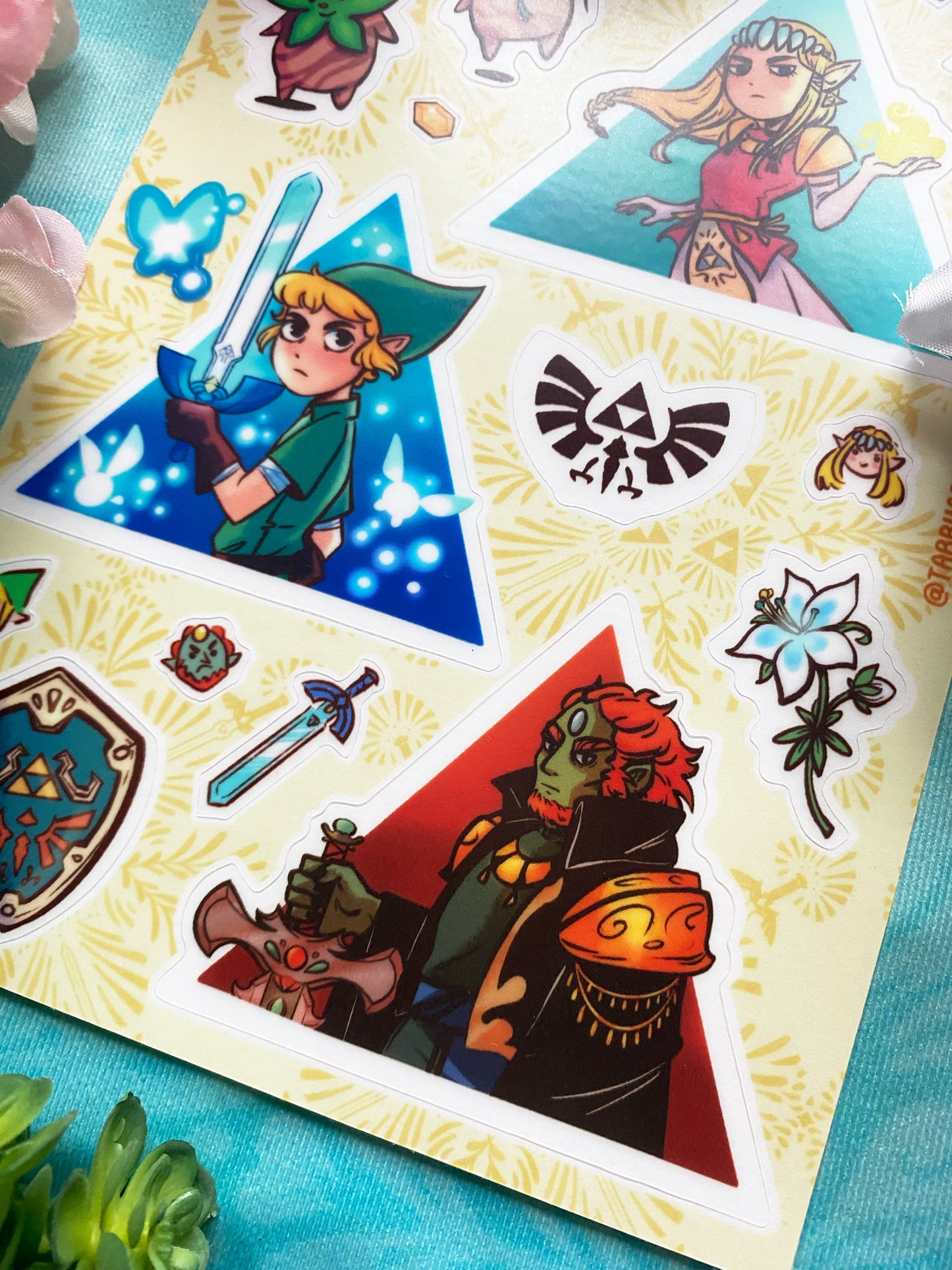 Legend of Zelda Sticker Sheet