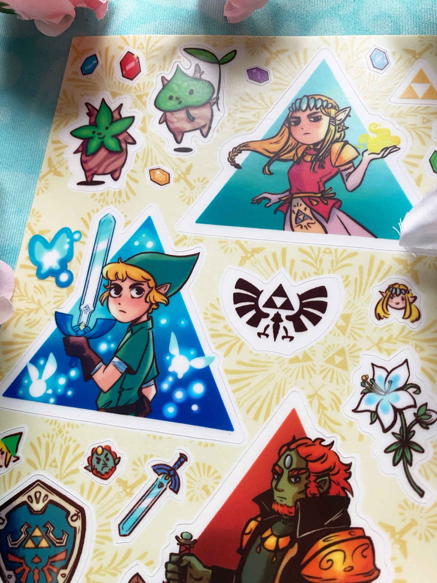 Legend of Zelda Sticker Sheet