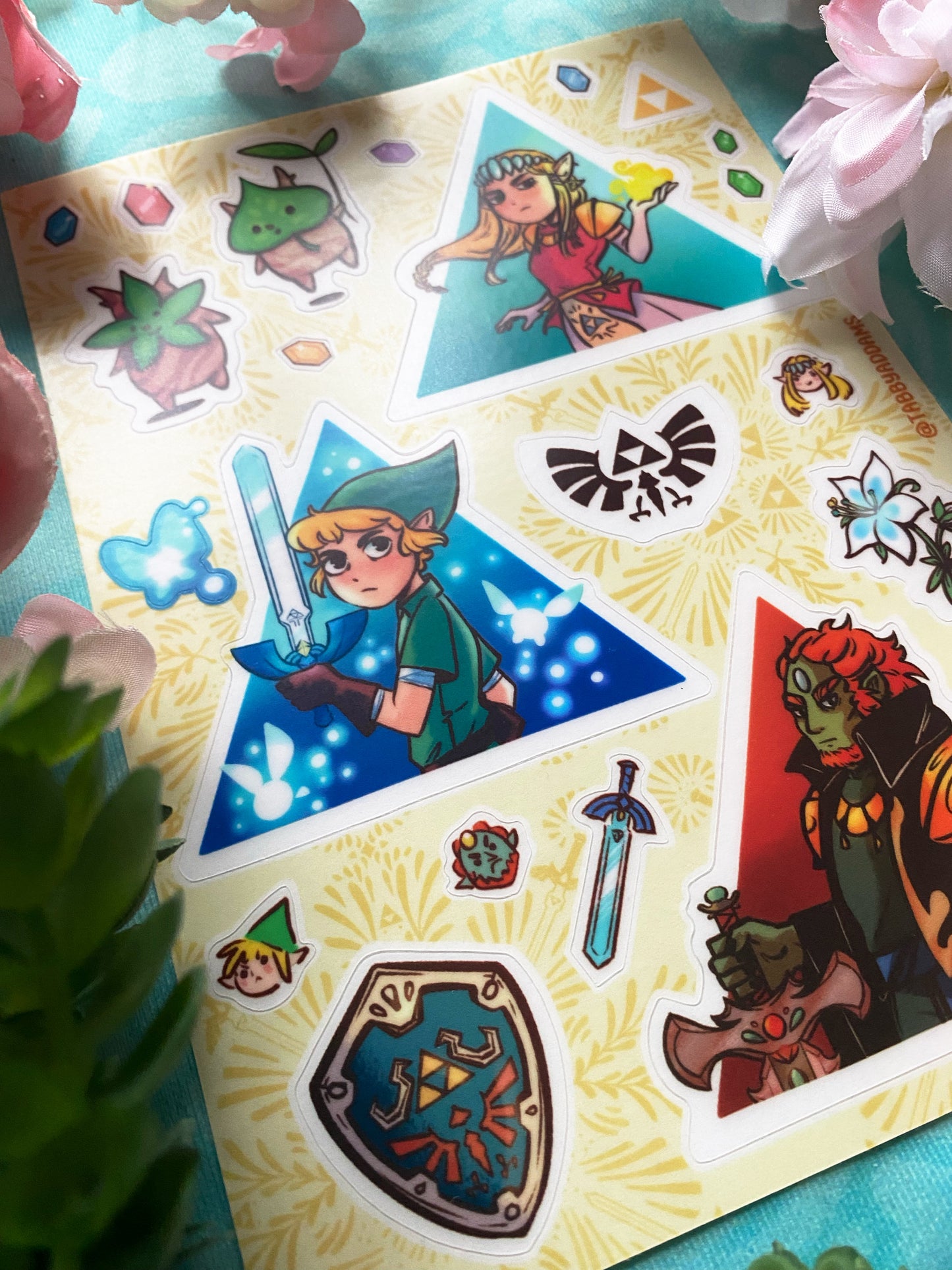 Legend of Zelda Sticker Sheet