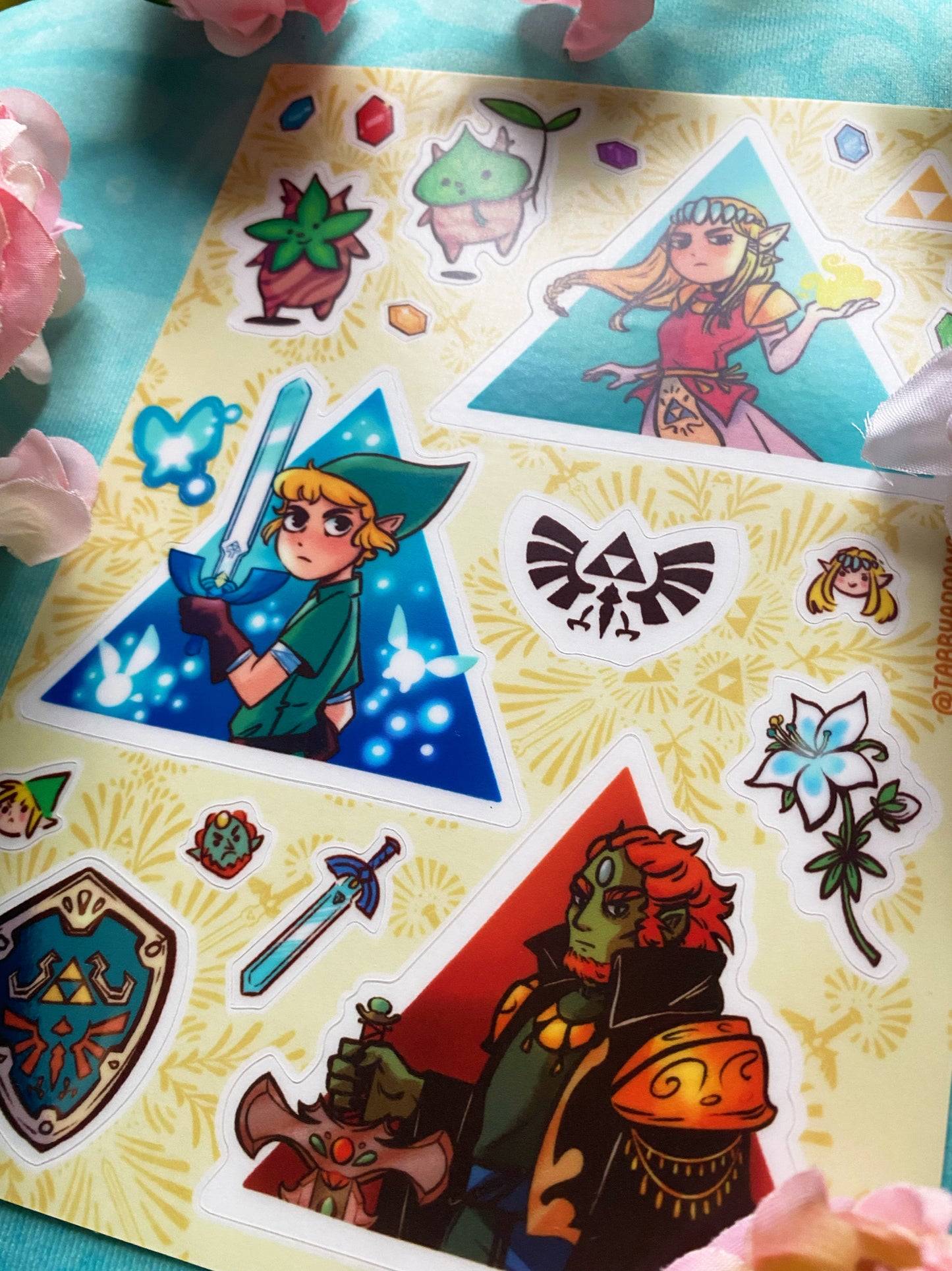 Legend of Zelda Sticker Sheet