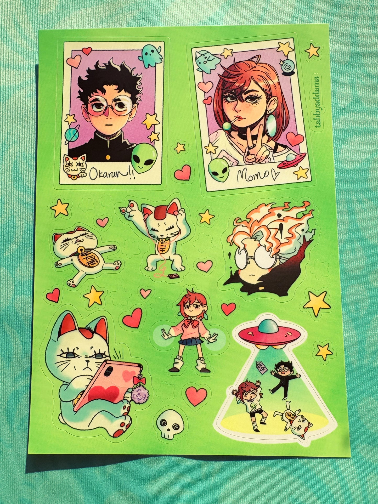 DanDaDan Sticker Sheet