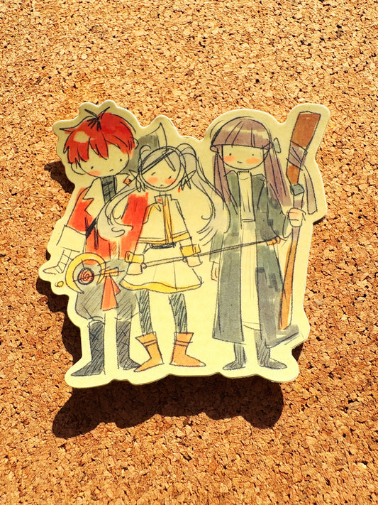 Dopey Frieren and Friends Sticker