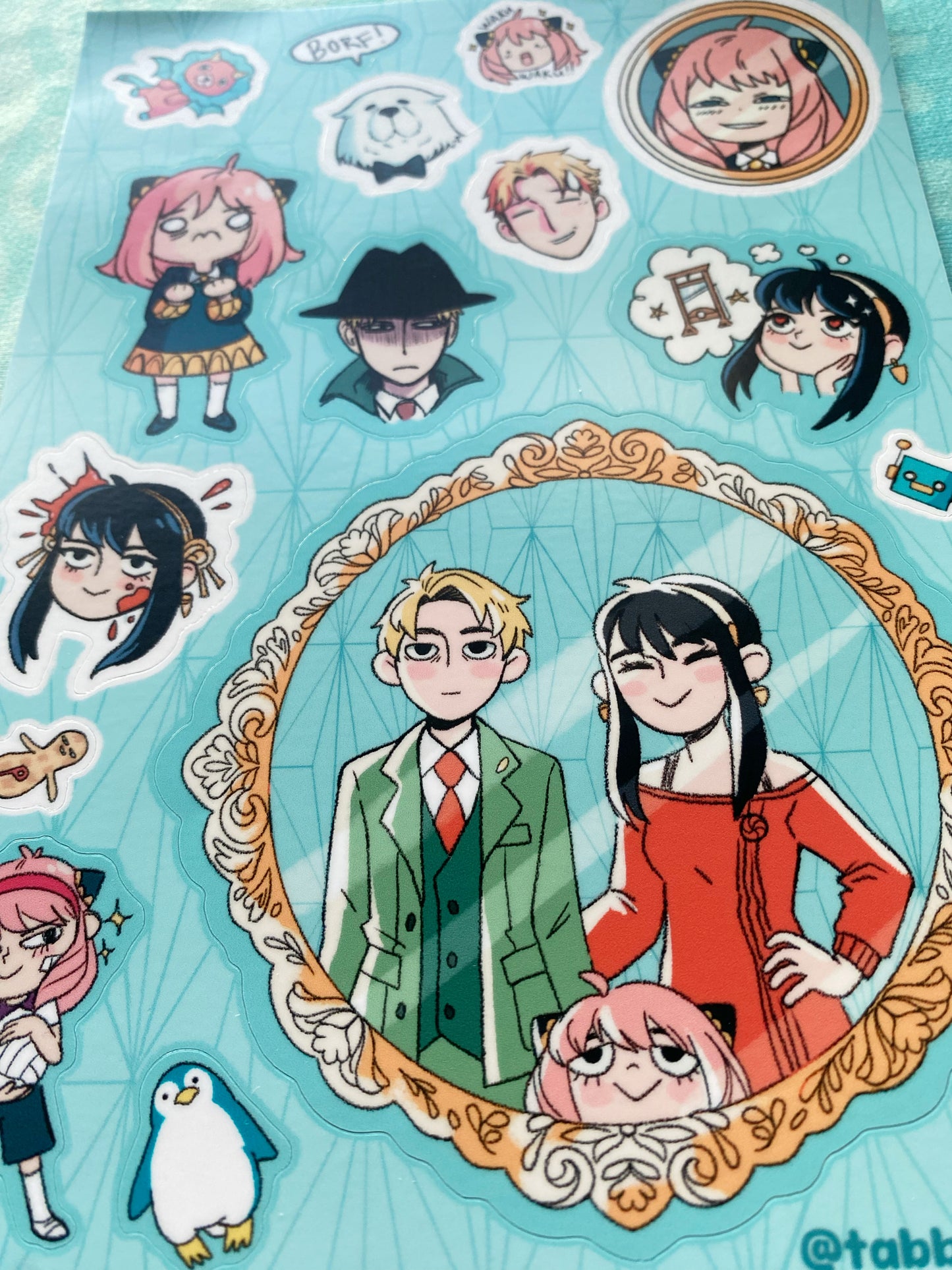 Spy Family Sticker Sheet