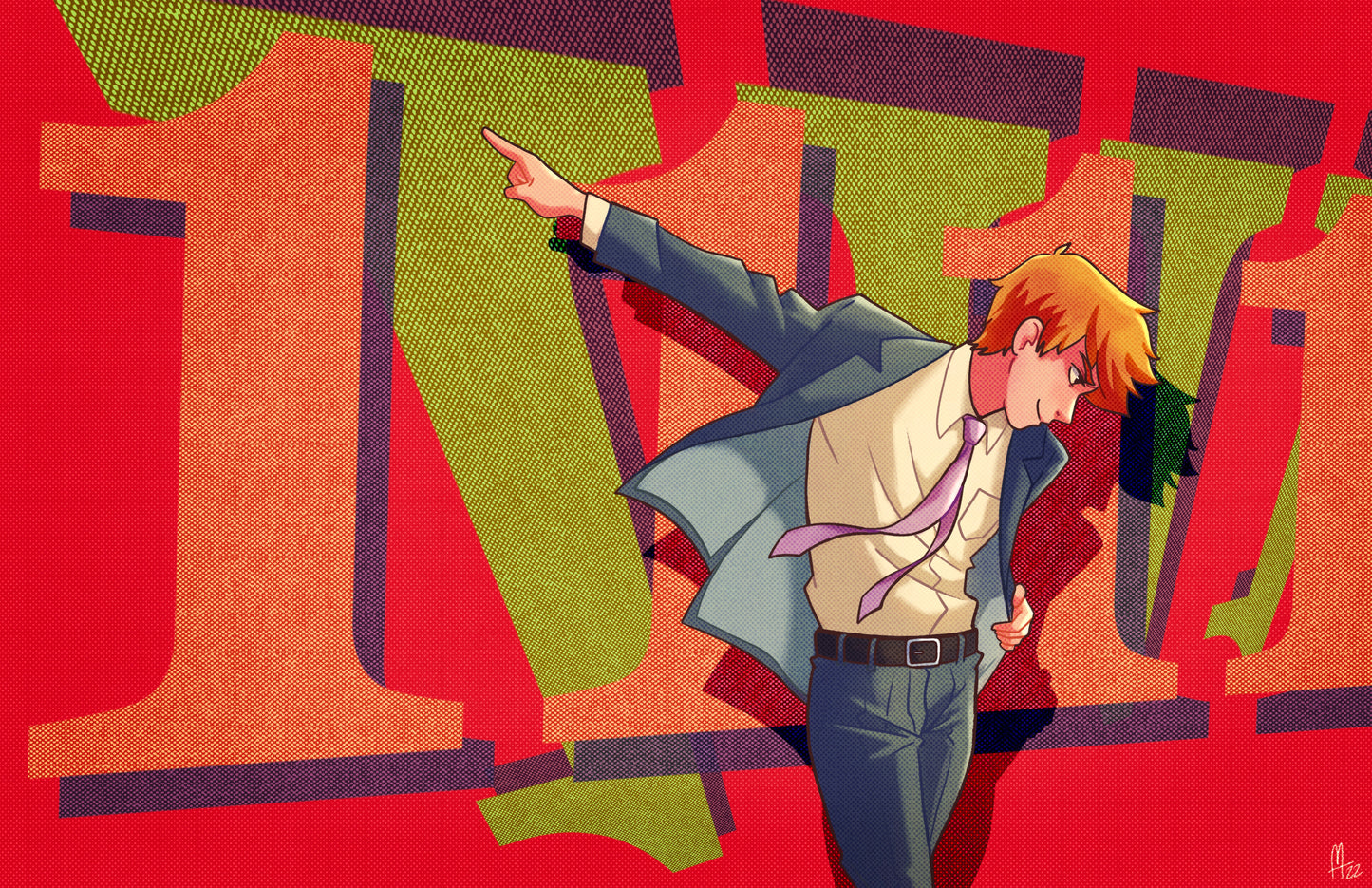 Anime Psychic Reigen Poster, MP100