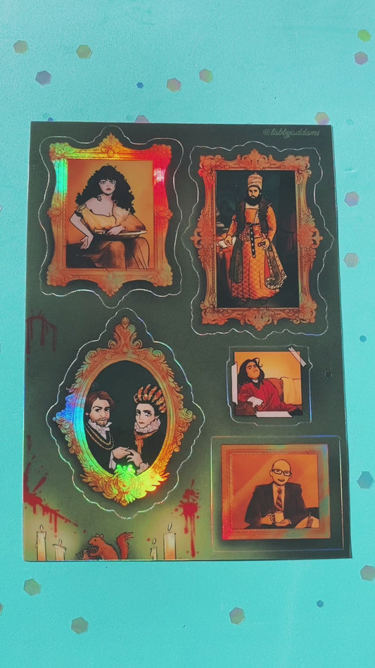 What We Do in the Shadows Holographic Sticker Sheet