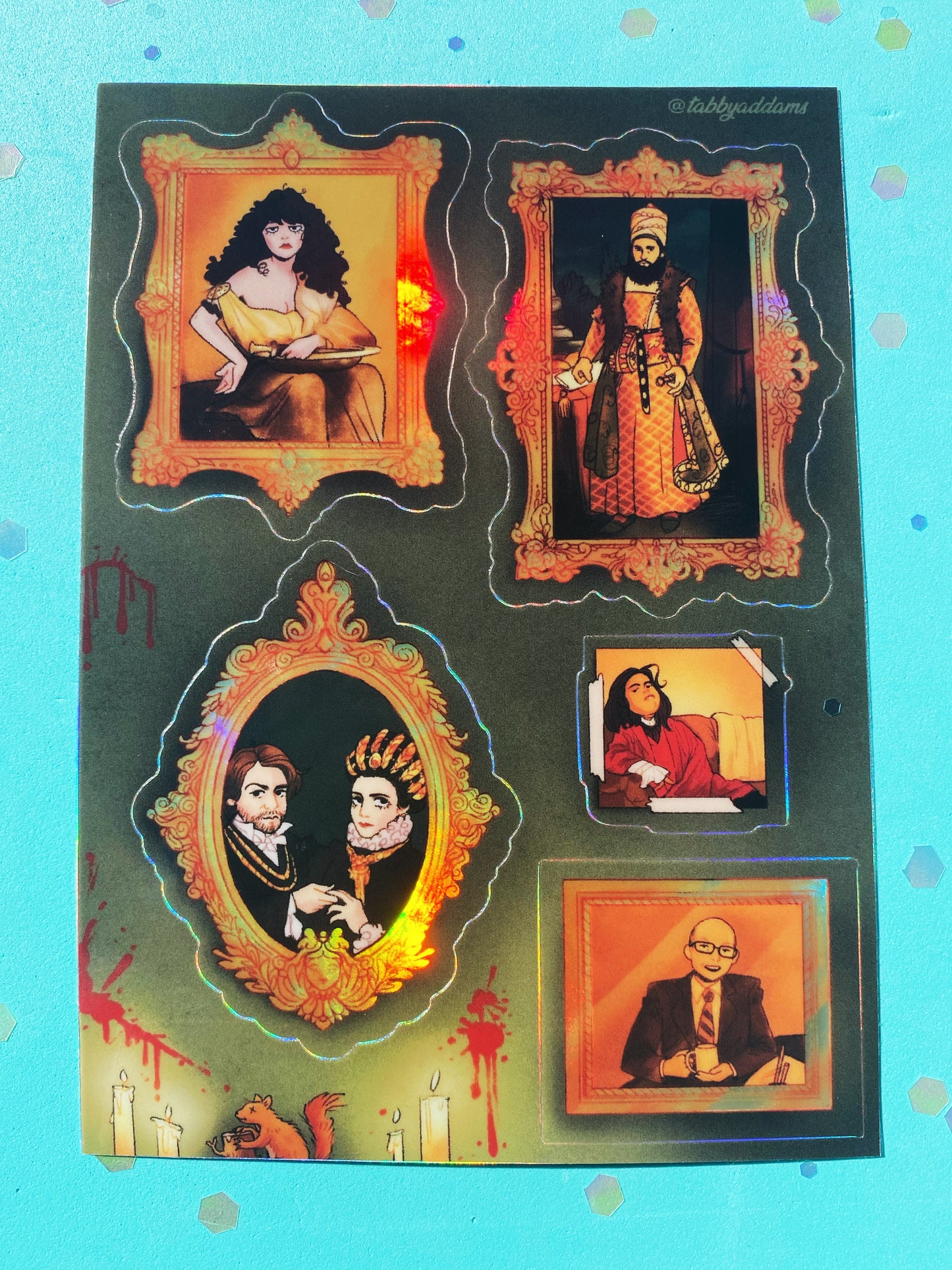 What We Do in the Shadows Holographic Sticker Sheet