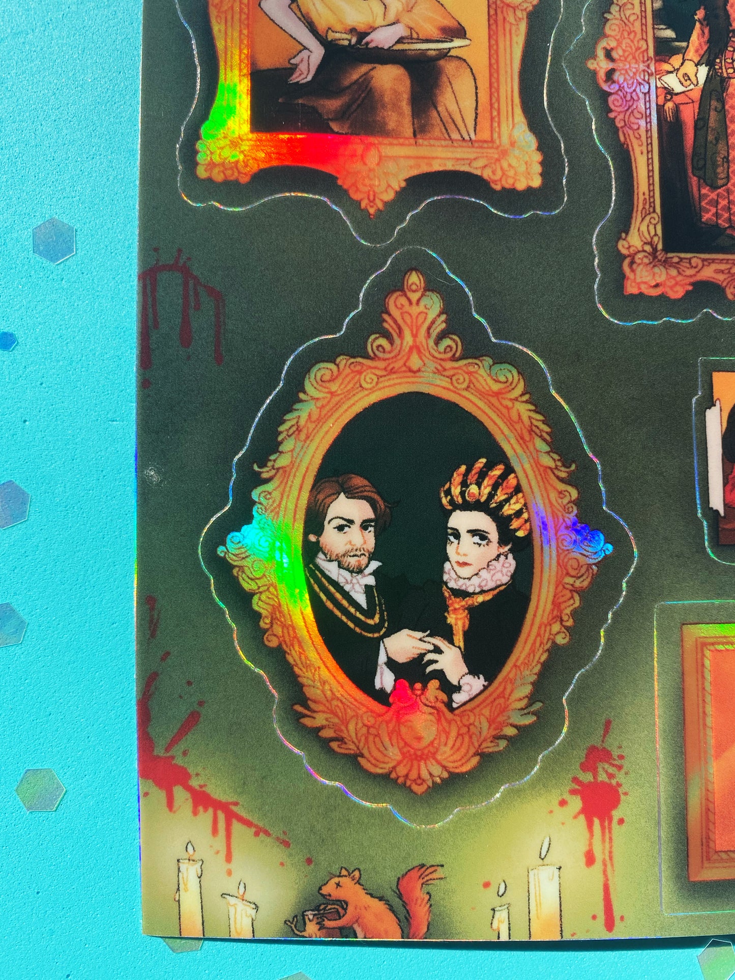 What We Do in the Shadows Holographic Sticker Sheet