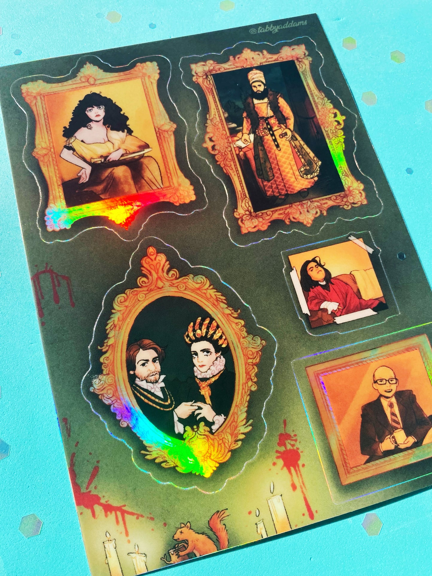 What We Do in the Shadows Holographic Sticker Sheet